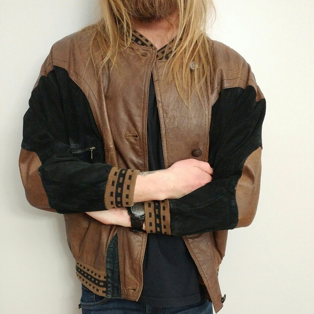 Vintage mens bomber style jacket